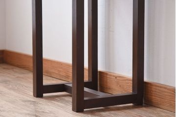 アンティーク家具　和製アンティーク　シンプルな古い木製サイドテーブル