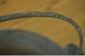 アンティーク雑貨　○古い真鍮羽釜・真鍮鍋2点セット