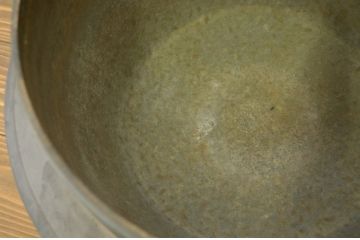 アンティーク雑貨　○古い真鍮羽釜・真鍮鍋2点セット