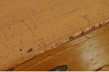 レトロ家具　昭和レトロ 引き出し付ペイントパタパタ下駄箱(収納棚)