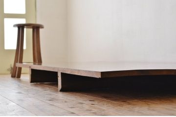 アンティーク家具　古民家スタイル　古い欅材の一枚板古材(材料)