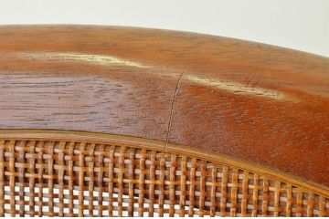 アンティーク家具　ジャンク マルニ製地中海シリーズダイニングチェア2脚