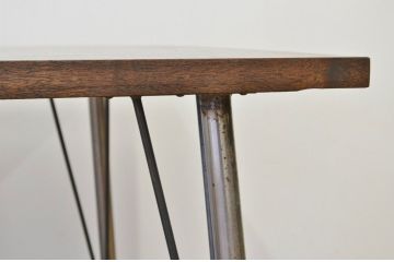 アンティーク家具　アンティーク 鉄脚の特大作業台(テーブル・アイアン)