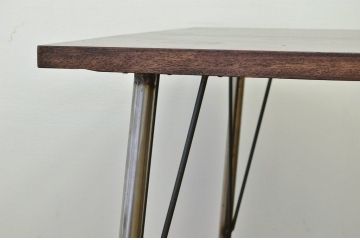 アンティーク家具　アンティーク 鉄脚の特大作業台(テーブル・アイアン)