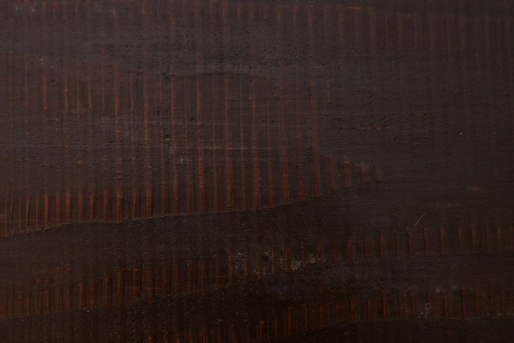 アンティーク家具　アンティーク 鉄脚と古い木の大きな作業台(テーブル・アイアン)