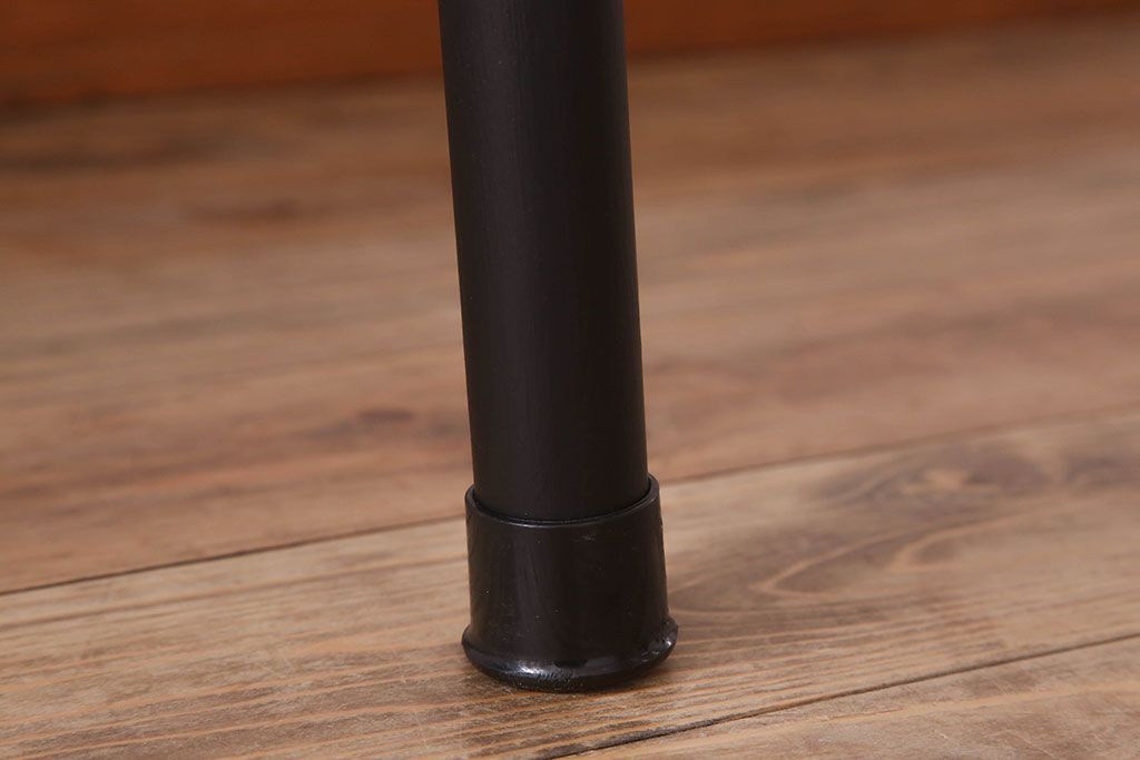 アンティーク家具　アンティーク 鉄脚と古い木の大きな作業台(テーブル・アイアン)