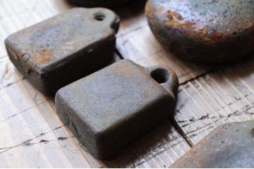 アンティーク雑貨　珍品希少!古い重りセット3
