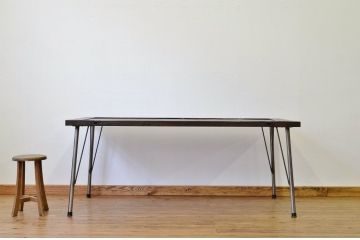 アンティーク家具　☆古いお屋敷の門扉で作った特大テーブル