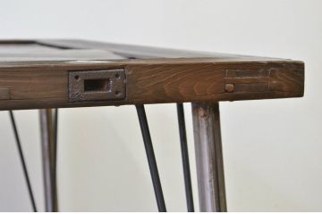 アンティーク家具　☆古いお屋敷の門扉で作った特大テーブル