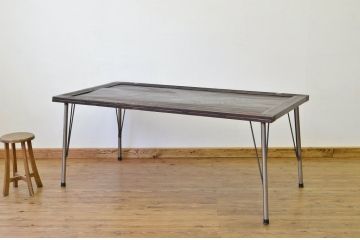 アンティーク家具　☆古いお屋敷の門扉で作った特大テーブル