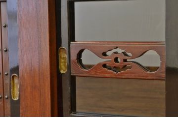アンティーク家具　特大9尺前面欅水屋箪笥・サイドボード