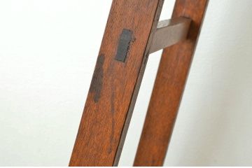アンティーク雑貨　昭和レトロ 素敵な雰囲気のナラ材の脚立2(梯子・ラダー)