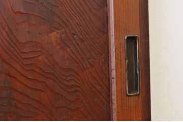 アンティーク シックな一枚板引き戸2枚セット(扉・建具)