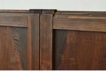 アンティーク シックな一枚板引き戸2枚セット(扉・建具)