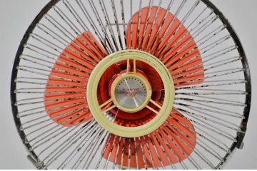 アンティーク雑貨　古いサンヨー・レトロな扇風機