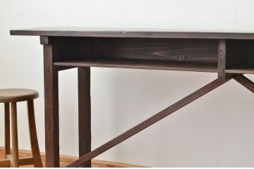 アンティーク家具　★アンティーク　古い縫製工場の横長机1(テーブル)