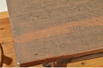 アンティーク家具　★アンティーク　古い縫製工場の横長机4(テーブル・作業台)