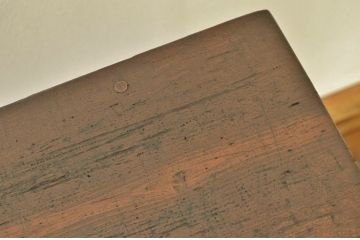アンティーク家具　★アンティーク　古い縫製工場の横長机4(テーブル・作業台)