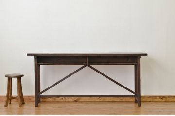 アンティーク家具　★アンティーク　古い縫製工場の横長机5(テーブル・作業台)