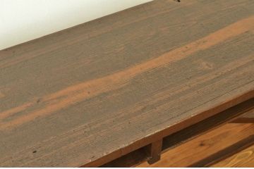 アンティーク家具　★アンティーク　古い縫製工場の横長机5(テーブル・作業台)