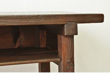 アンティーク家具　★アンティーク　古い縫製工場の横長机5(テーブル・作業台)