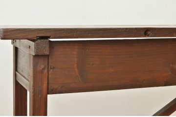 アンティーク家具　★アンティーク　古い縫製工場の横長机5(テーブル・作業台)