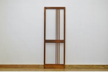 素敵なデザインの銀モールガラス入り細身のドア(扉・建具)