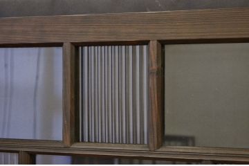 アンティーク シックなモールガラス引き戸3枚セット(窓・建具)