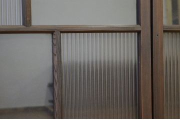 アンティーク シックなモールガラス引き戸3枚セット(窓・建具)