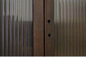 アンティーク シックなモールガラス引き戸3枚セット(窓・建具)