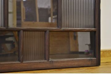 アンティーク シックなモールガラス引き戸3枚セット(窓・建具)