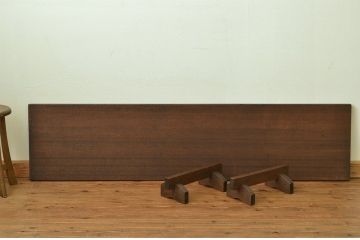 アンティーク家具　古民具　骨董　古い裁ち板1(脚に載せるタイプ)