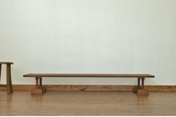 アンティーク家具　古民具　骨董　脚に載せる一枚板裁ち板