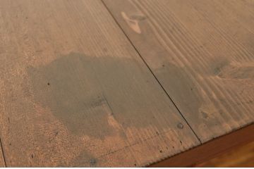アンティーク家具　アンティーク 古い木のシンプルな収納棚(食器棚)