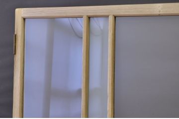 アンティーク　味の良い木のガラス窓1枚(扉、建具)