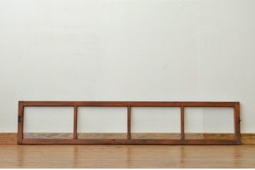 アンティーク　古い木のシンプルな明り取り1枚(欄間)