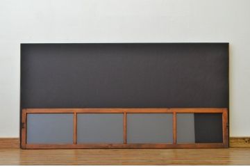 アンティーク　古い木のシンプルな明り取り1枚(欄間)