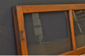 アンティーク　古い木のシンプルな明り取り1枚(欄間)