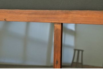 アンティーク　古い木のシンプルな明り取り1枚(欄間)