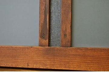 アンティーク　シンプルな木の明り取り(欄間)