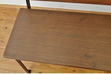 アンティーク家具　古材無垢板で作製した大型ベンチ