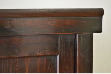 アンティーク家具　古民具・骨董 明治時代/古い木の味わいある大収納棚(時代箪笥)