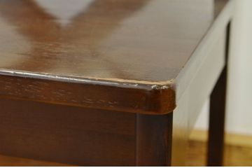 ★中古 karimoku RUSTIC(カリモク ルスティック)2人掛けベンチ長イス?