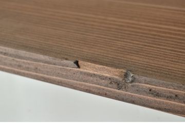アンティーク家具　☆アイアンの薄型飾り棚(中)(陳列棚)