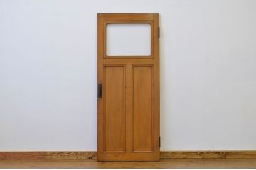 上質なアンティークモールガラスドア1枚(扉・建具)