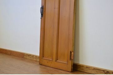 上質なアンティークモールガラスドア1枚(扉・建具)