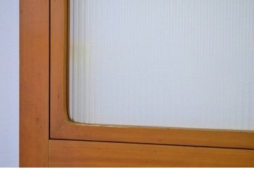 上質なアンティークモールガラスドア1枚(扉・建具)