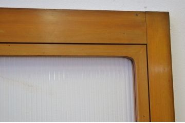 上質なアンティークモールガラスドア1枚(扉・建具)