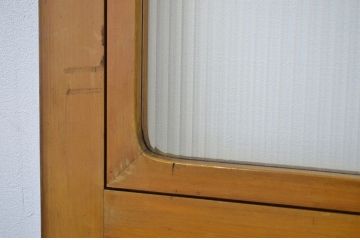 上質なアンティークモールガラスドア1枚(扉・建具)