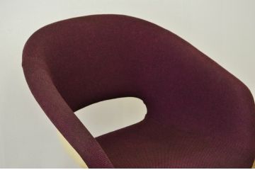 ●中古 イスのコトブキ バンクチェアモケット 昭和レトロ60VISION(いす・椅子)